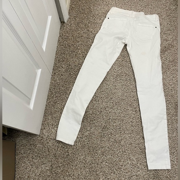 Zara Core Denim White Jeans Size 6 - Picture 1 of 9